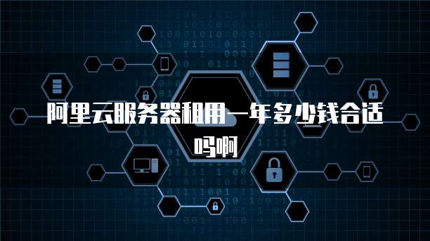 阿里云服务器租用一年多少钱合适吗啊