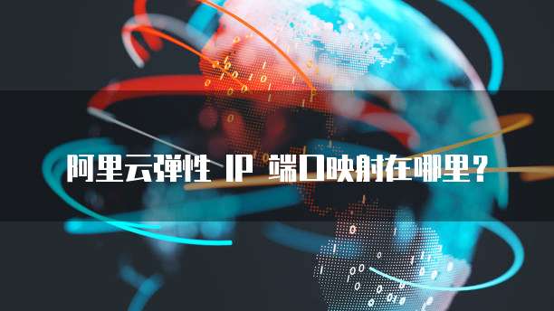 阿里云弹性 IP 端口映射在哪里？