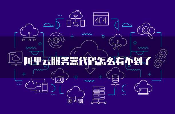 阿里云服务器代码怎么看不到了