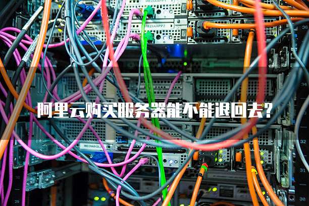 阿里云购买服务器能不能退回去？