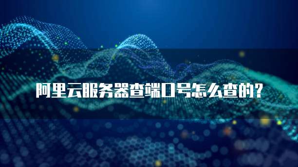 阿里云服务器查端口号怎么查的？