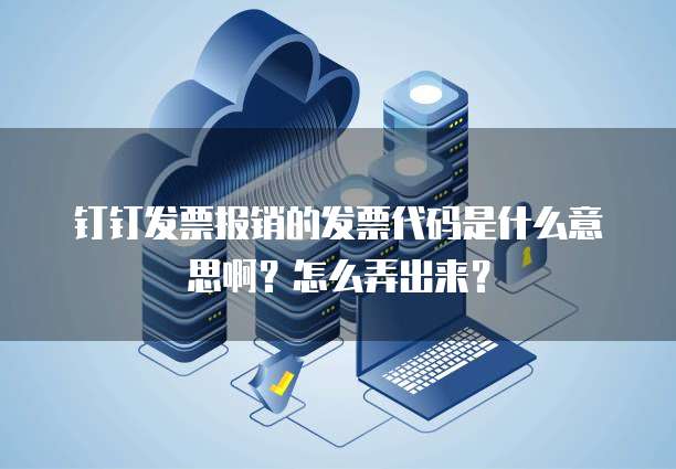 钉钉发票报销的发票代码是什么意思啊?怎么弄出来?
