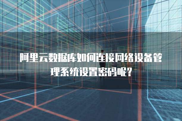阿里云数据库如何连接网络设备管理系统设置密码呢?