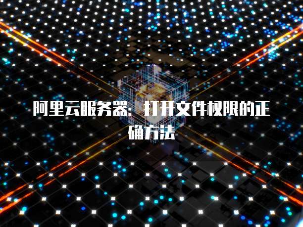 阿里云服务器:打开文件权限的正确方法