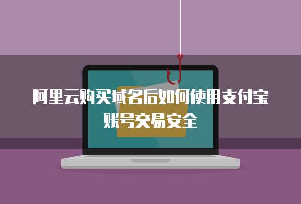 阿里云购买域名后如何使用支付宝账号交易安全