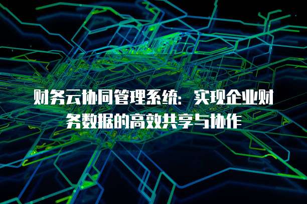 财务云协同管理系统：实现企业财务数据的高效共享与协作