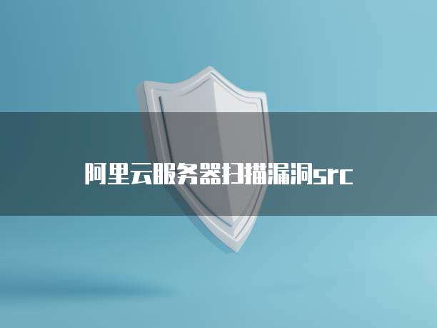阿里云服务器扫描漏洞src