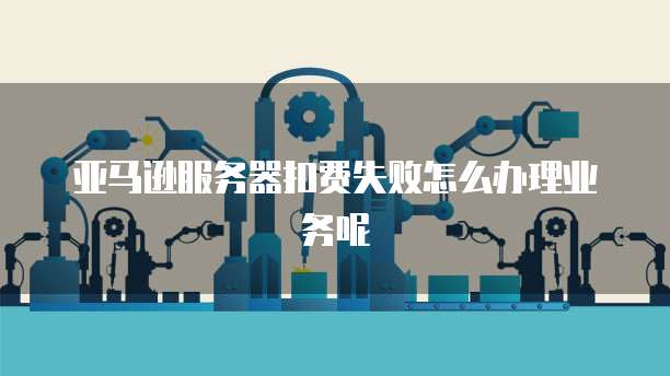 亚马逊服务器扣费失败怎么办理业务呢