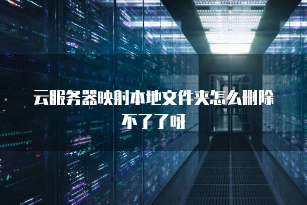 云服务器映射本地文件夹怎么删除不了了呀