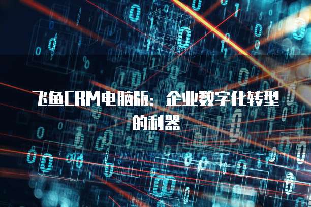 飞鱼CRM电脑版：企业数字化转型的利器