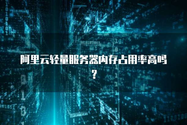 阿里云轻量服务器内存占用率高吗？