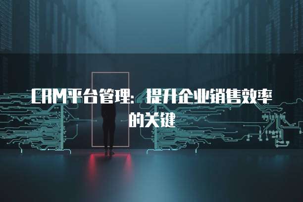 CRM平台管理：提升企业销售效率的关键