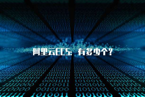 阿里云ECS：有多少个？