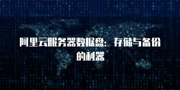 阿里云服务器数据盘：存储与备份的利器