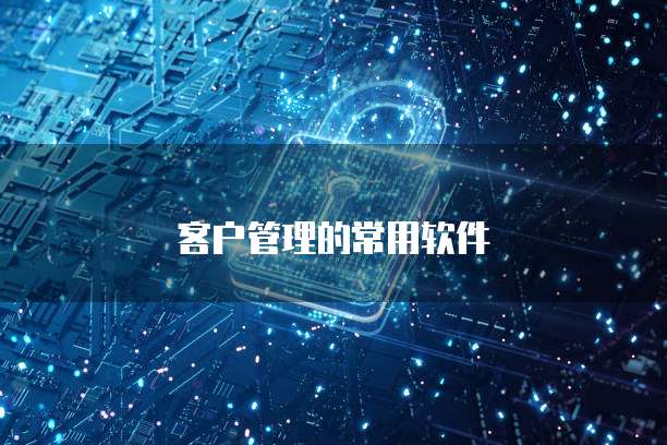 客户管理的常用软件