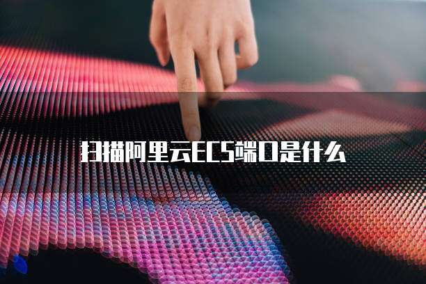 扫描阿里云ECS端口是什么
