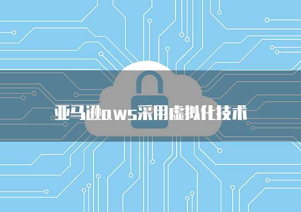 亚马逊aws采用虚拟化技术