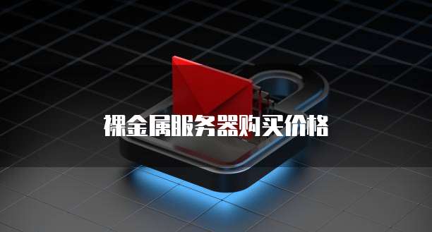 裸金属服务器购买价格