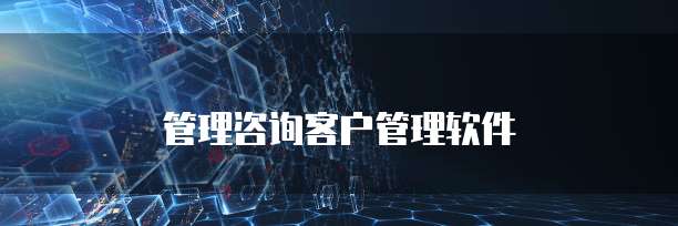 管理咨询客户管理软件