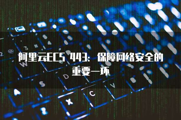 阿里云ECS 443：保障网络安全的重要一环