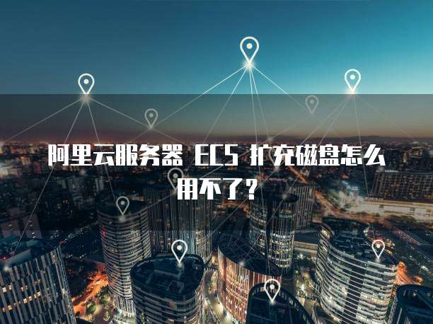 阿里云服务器 ECS 扩充磁盘怎么用不了？