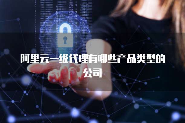 阿里云一级代理有哪些产品类型的公司
