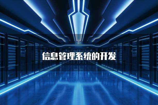 信息管理系统的开发
