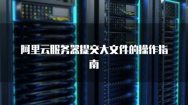 阿里云服务器提交大文件的操作指南
