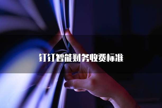 钉钉智能财务收费标准