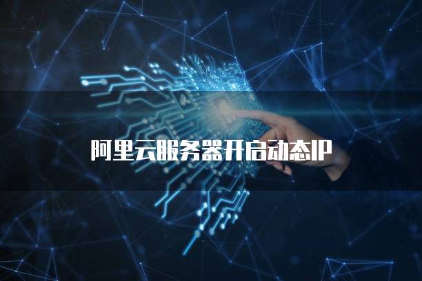 阿里云服务器开启动态IP