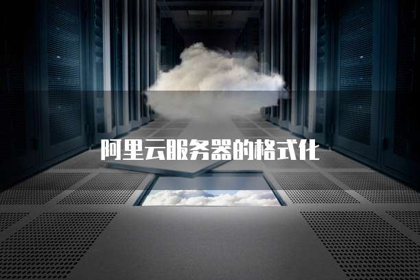 阿里云服务器的格式化