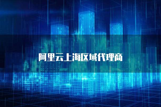 阿里云上海区域代理商