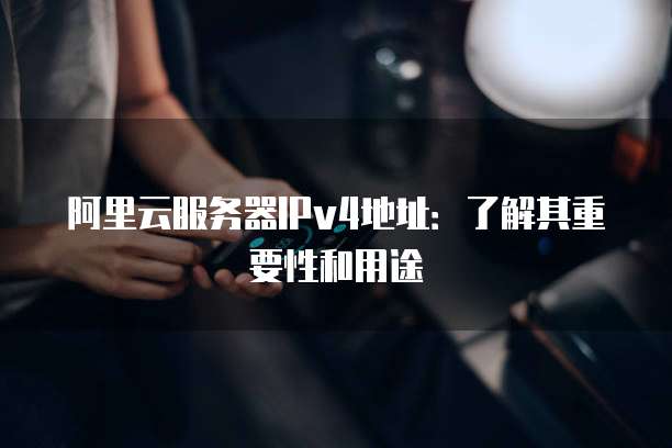 阿里云服务器IPv4地址：了解其重要性和用途