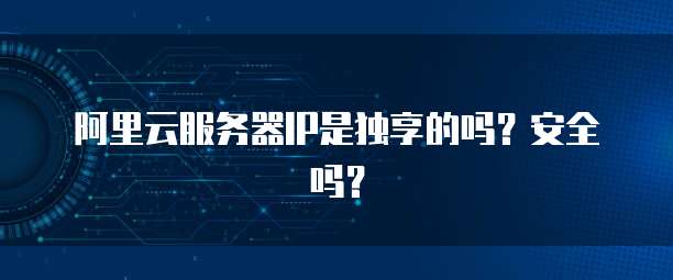 阿里云服务器IP是独享的吗？安全吗？
