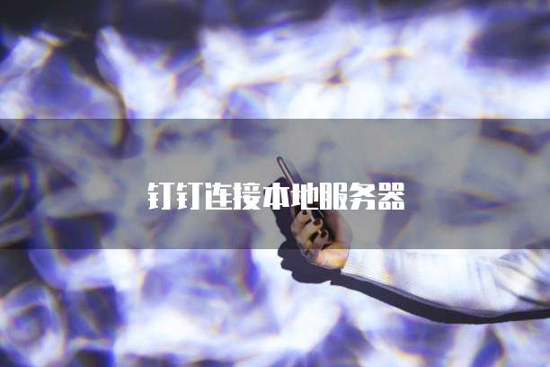 钉钉连接本地服务器