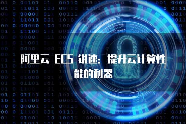 阿里云 ECS 锐速：提升云计算性能的利器
