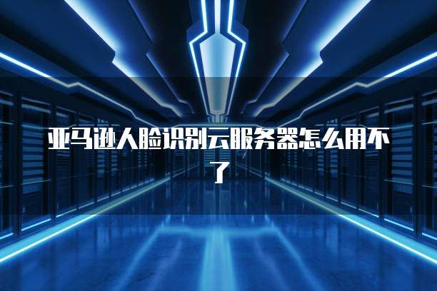 亚马逊人脸识别云服务器怎么用不了