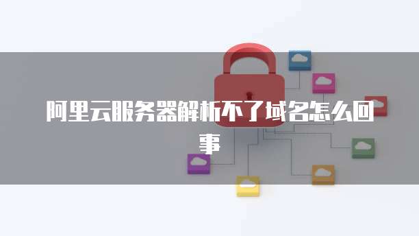 阿里云服务器解析不了域名怎么回事