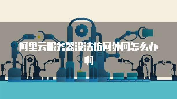 阿里云服务器没法访问外网怎么办啊