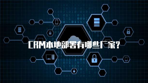 CRM本地部署有哪些厂家？