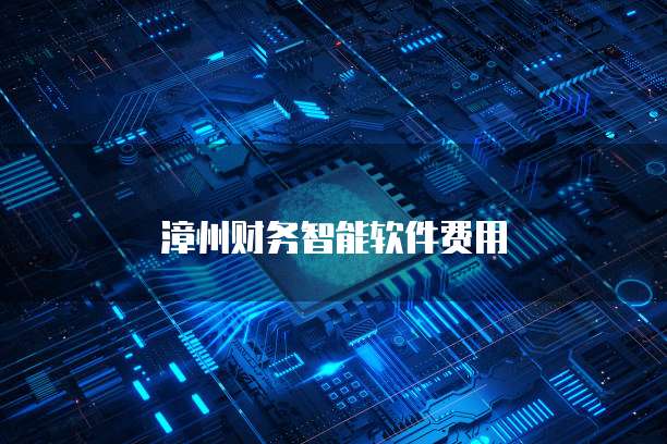 漳州财务智能软件费用