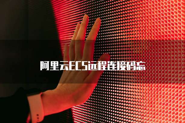 阿里云ECS远程连接码忘