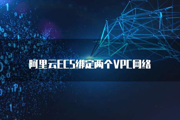 阿里云ECS绑定两个VPC网络