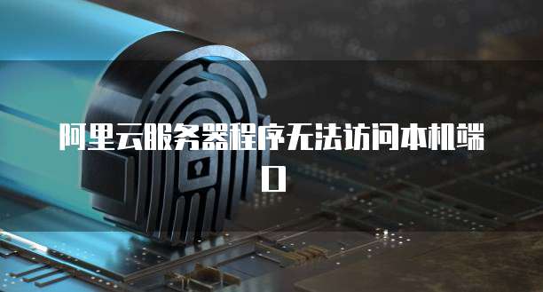 阿里云服务器程序无法访问本机端口