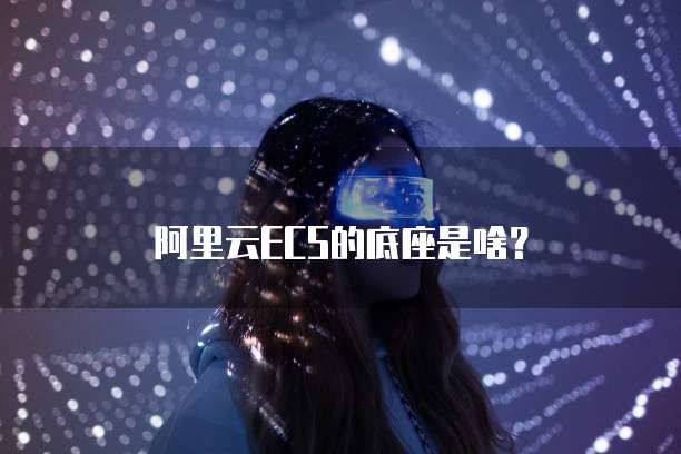 阿里云ECS的底座是啥？