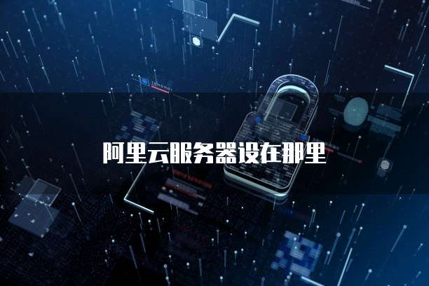 阿里云服务器设在那里