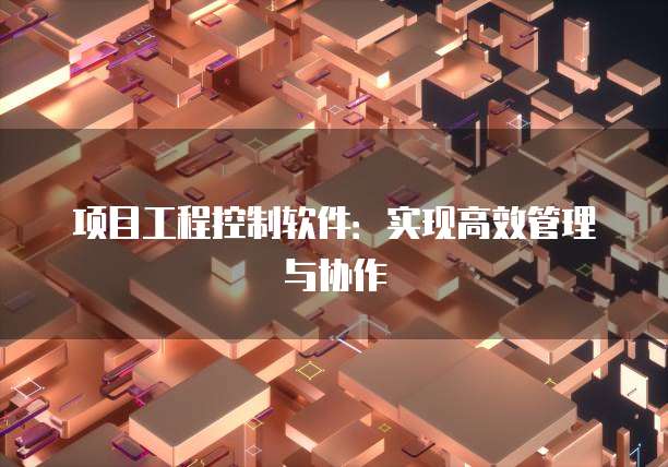 项目工程控制软件：实现高效管理与协作