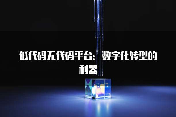 低代码无代码平台：数字化转型的利器