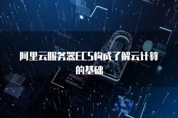 阿里云服务器ECS构成了解云计算的基础