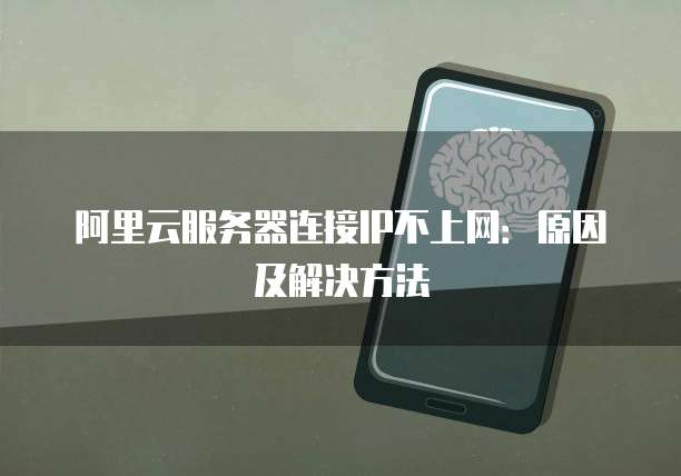 阿里云服务器连接IP不上网：原因及解决方法